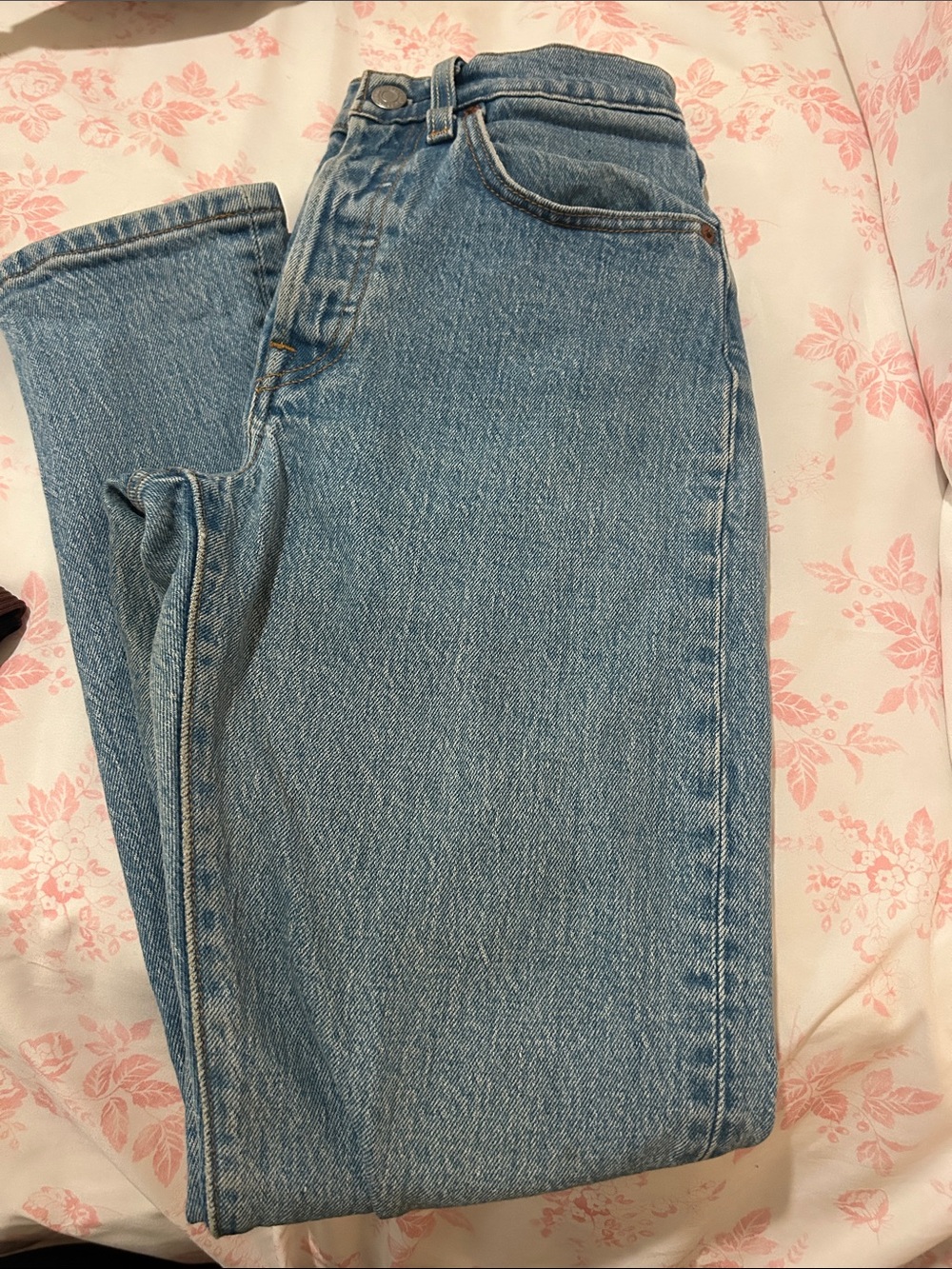 Levi's High-Rise Light Blue Denim Jeans